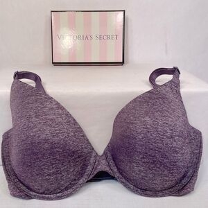 Victoria's Secret Purple UPLIFT Semi Demi Bra with Molded Cups 34D